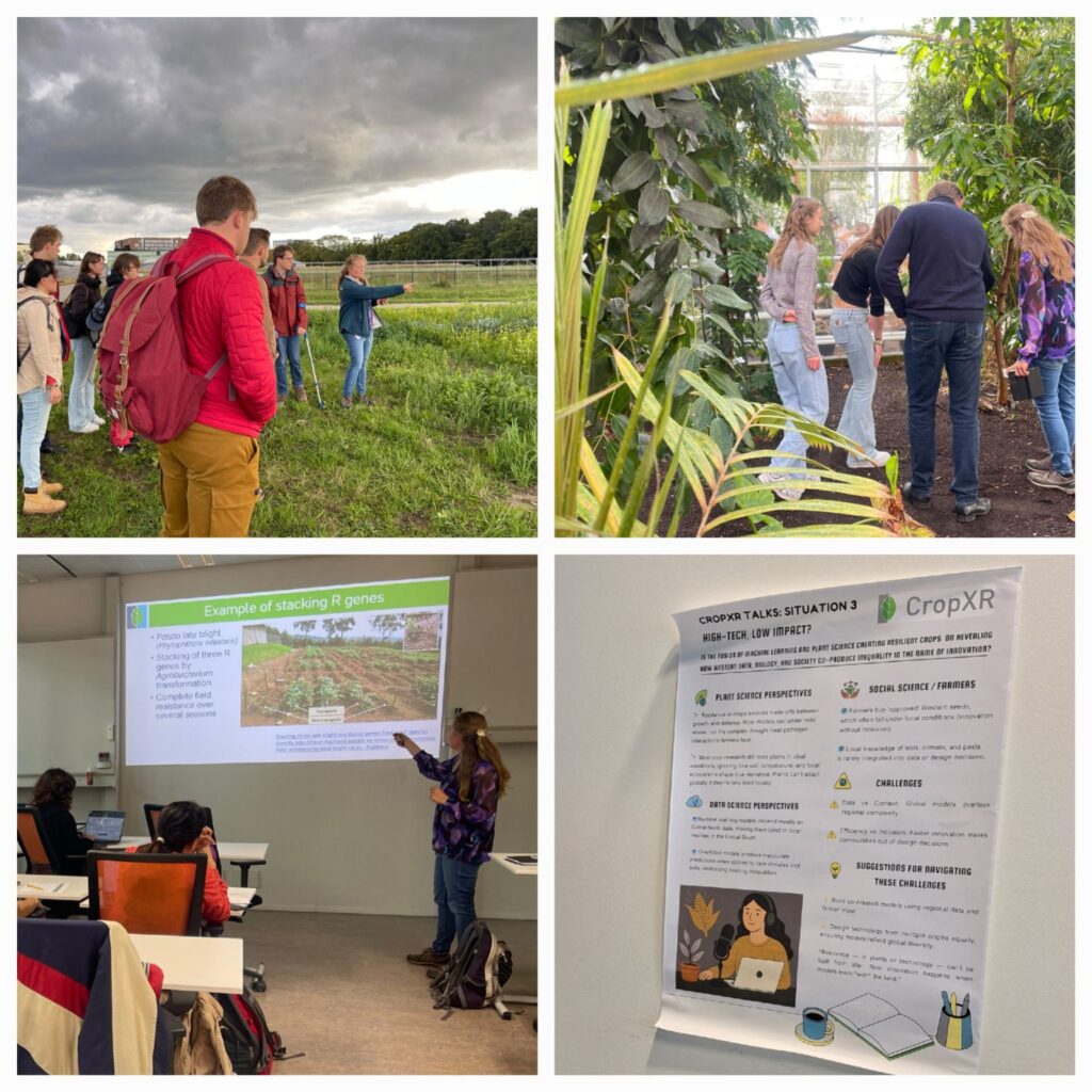 CropXR Minor students at work